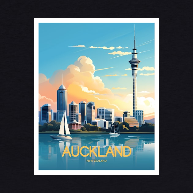 AUCKLAND by MarkedArtPrints